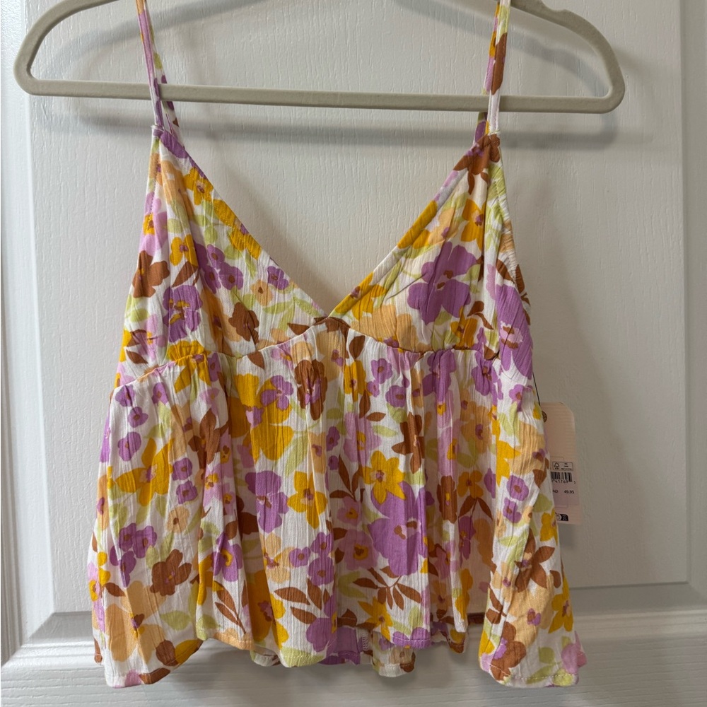 Billabong Floral Spaghetti Strap Dress